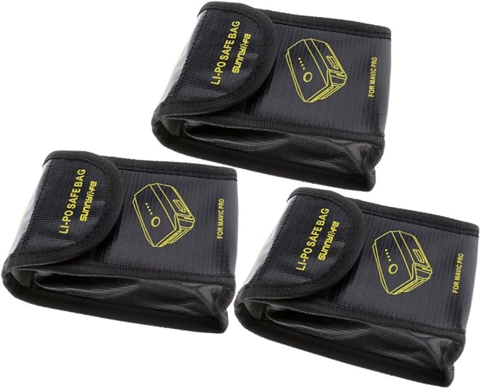 3x Battery Safe Bag Lipo Safety Guard Fire Resistant Lipo for DJI batteries