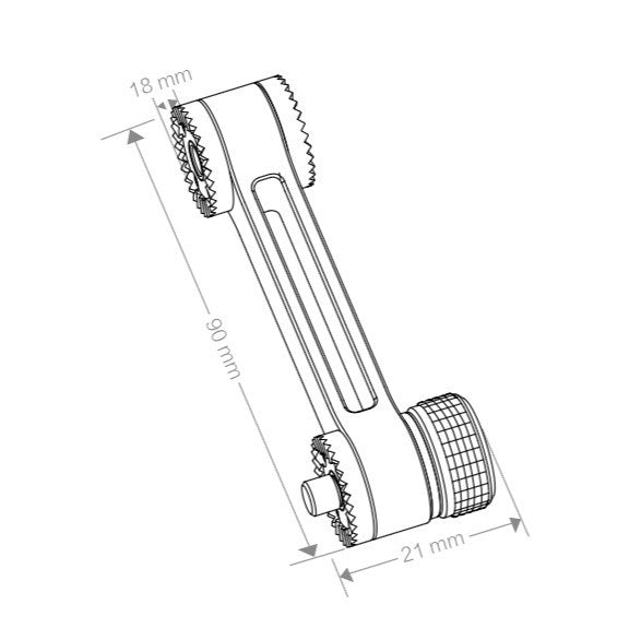 Osmo - Straight Extension Arm - DroneLabs.ca