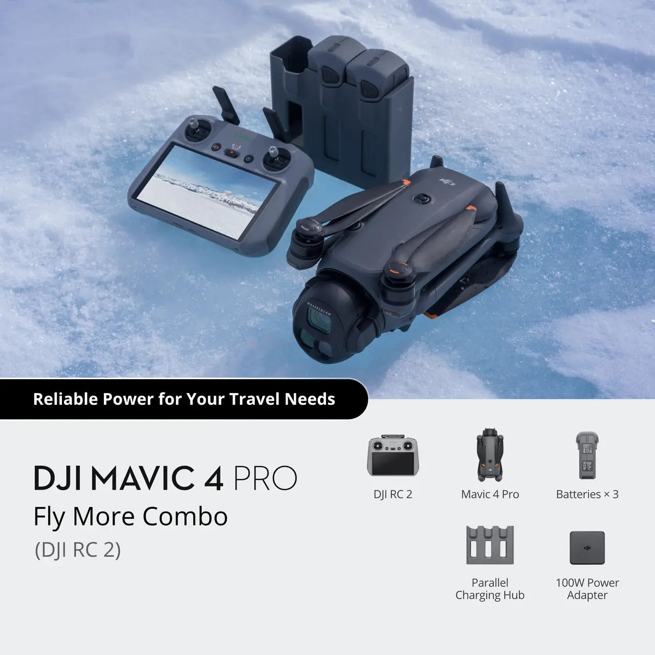 DJI Mavic 4 Pro Fly More Combo (with DJI RC 2)/Creator Combo (with DJI RC Pro 2)