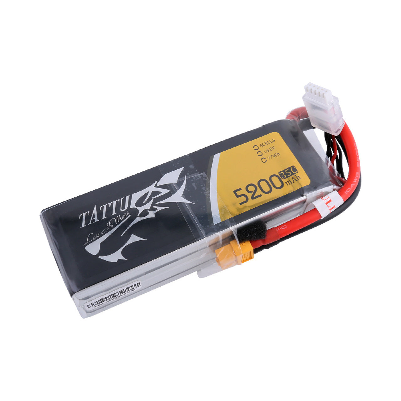 Tattu 5200mAh 14.8V 35C 4S1P Lipo Battery Pack with XT60 Plug - DroneLabs.ca