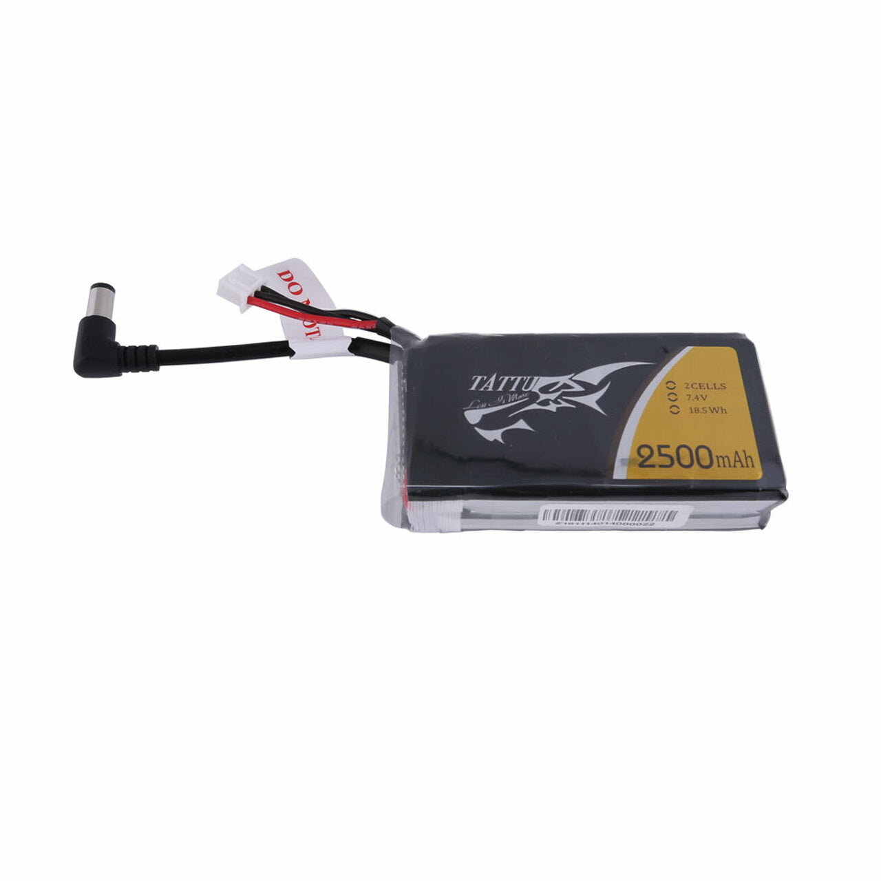Tattu 2500mAh 2S1P Fatshark Goggles Lipo Battery Pack with DC5.5mm Plug - DroneLabs.ca