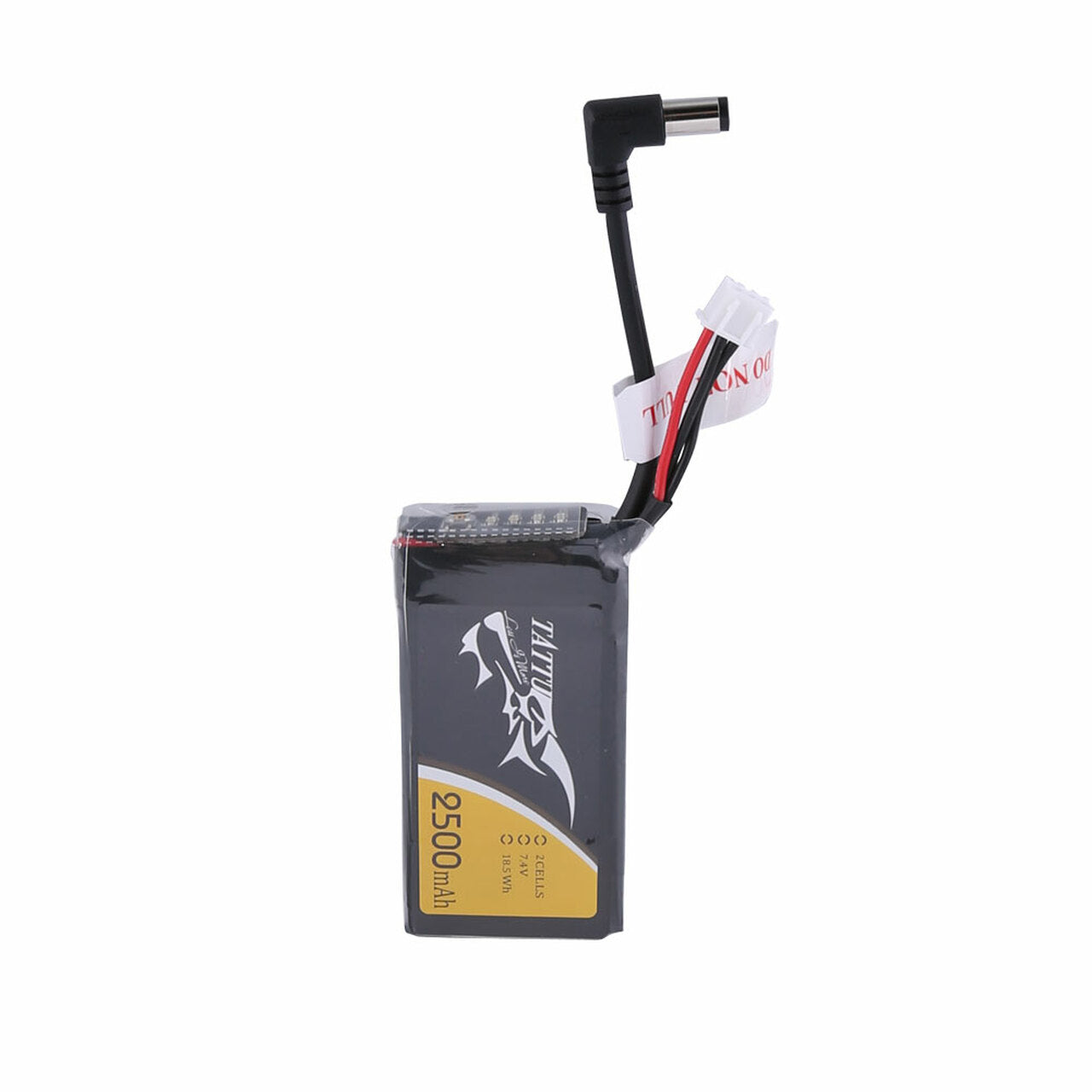 Tattu 2500mAh 2S1P Fatshark Goggles Lipo Battery Pack with DC5.5mm Plug - DroneLabs.ca